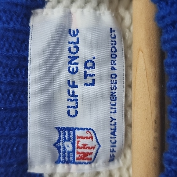 Cliff Engle LTD 80's Broncos wool blend sweater Adult size L - Picture 4 of 7